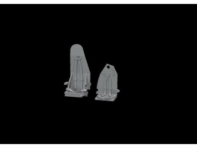 Mosquito seats w/ integral belts PRINT for Special Hobby 