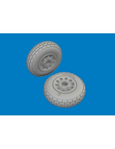 P-51D wheels block tread for Arma Hobby 