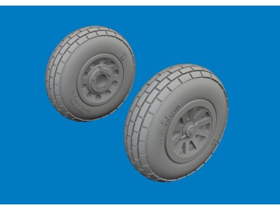 P-51D wheels block tread for Arma Hobby 