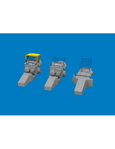 P-51D gun sights PRINT for Arma Hobby 