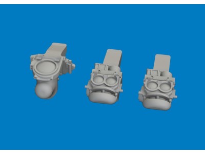 P-51D gun sights PRINT for Arma Hobby 
