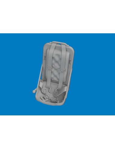 P-51D seat w/ integral seat belts PRINT for Arma Hobby 
