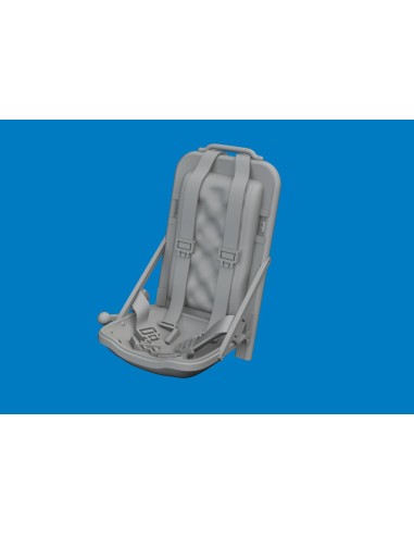 P-51D seat w/ integral seat belts PRINT for Arma Hobby 