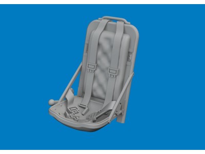 P-51D seat w/ integral seat belts PRINT for Arma Hobby 