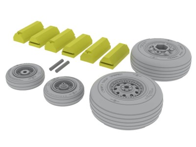F-4J/S wheels for Tamiya 