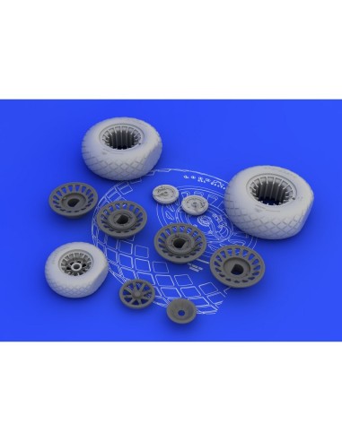 B-25H/J wheels for HK Models 