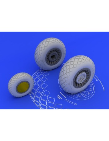 B-25H/J wheels for HK Models 