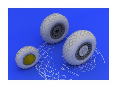 B-25H/J wheels for HK Models 