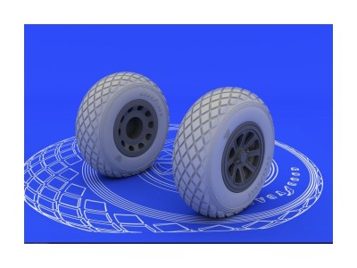 P-51 wheels for Tamiya 