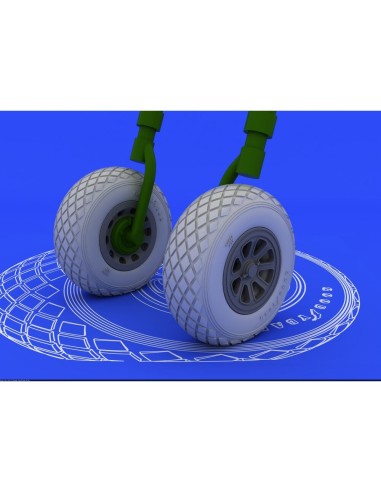 P-51 wheels for Tamiya 