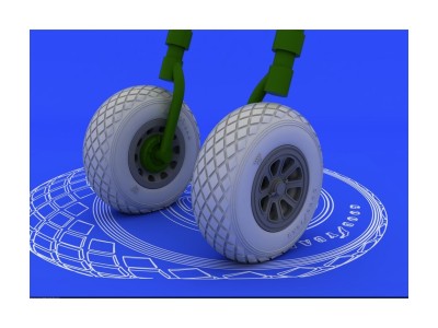 P-51 wheels for Tamiya 