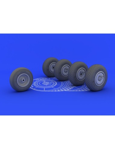 He 219 wheels for Revell 