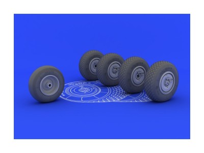 He 219 wheels for Revell 