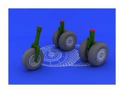 He 219 wheels for Revell 