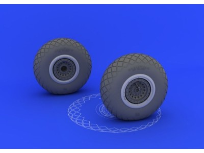 B-17 wheels for HK Models 