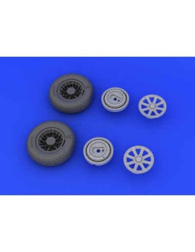 F4U-1 wheels for Tamiya 