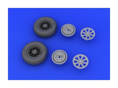 F4U-1 wheels for Tamiya 