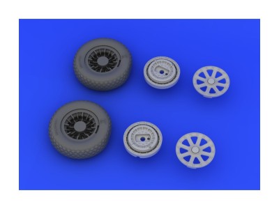 F4U-1 wheels for Tamiya 