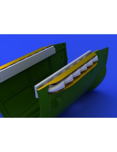 Bf 109G-6 exhaust stacks for Revell 