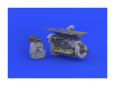Bf 109G-6 engine for Revell 