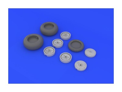 Me 262 wheels for Trumpeter 