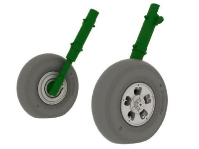 Spitfire MK.I/II wheels for Revell 