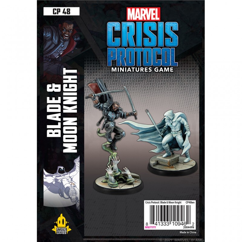 Blade and Moon Knight Marvel Crisis Protocol