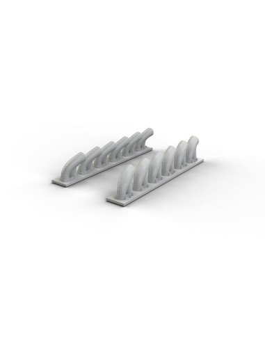 P-39Q/N exhaust stacks for KittyHawk 