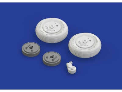 A6M5c Zero wheels for Hasegawa 