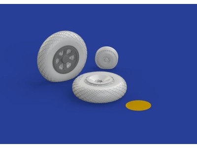 P-47D wheels for Hasagawa 