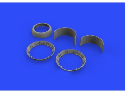 F4U-1 cowling w/alternate cooling flaps for  Tamiya 