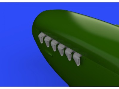 Spirfire Mk.IX exhaust stack-fishtail for Revell 