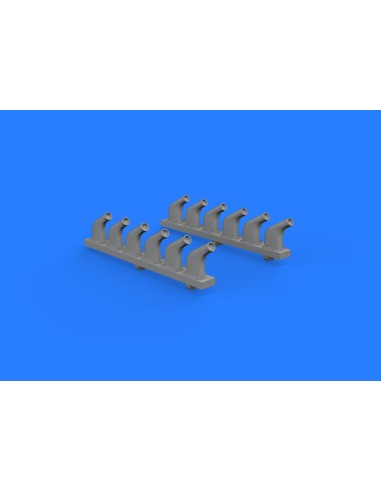 P-51D exhaust stacks for Revell 