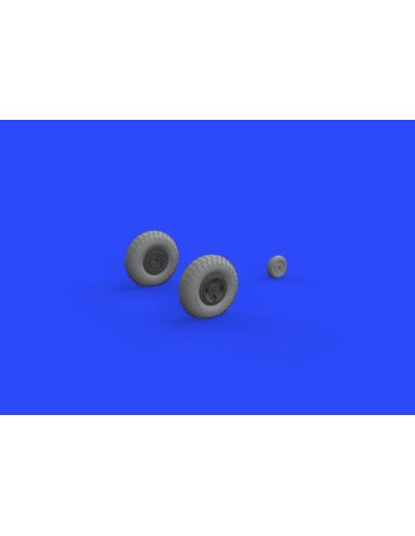 Spitfire Mk.IX wheels 4spoke w/pattern for Tamiya 