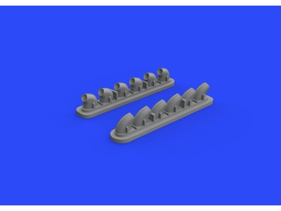 P-40E exhaust stacks for Hasegawa 