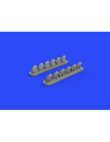 P-40E exhaust stacks for Hasegawa 