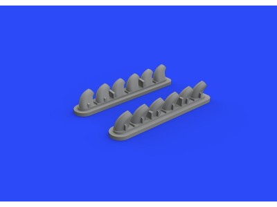 P-40E exhaust stacks for Hasegawa 