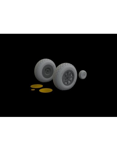P-40N wheels for Trumpeter 
