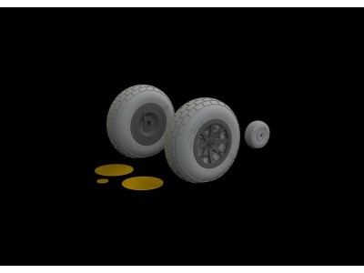 P-40N wheels for Trumpeter 