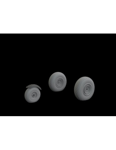 B-24 wheels (8spoke front wheel) for Hobby Boss 
