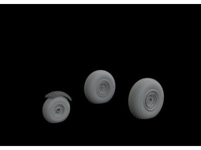 B-24 wheels (8spoke front wheel) for Hobby Boss 