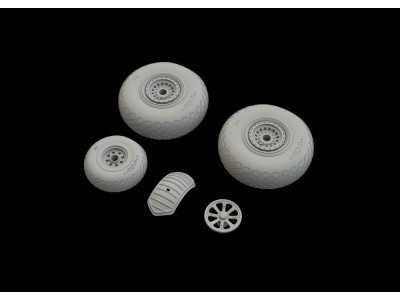 B-24 wheels (8spoke front wheel) for Hobby Boss 
