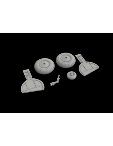 Bf 108 wheels for Eduard 