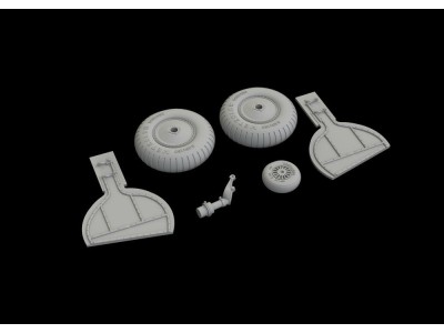 Bf 108 wheels for Eduard 