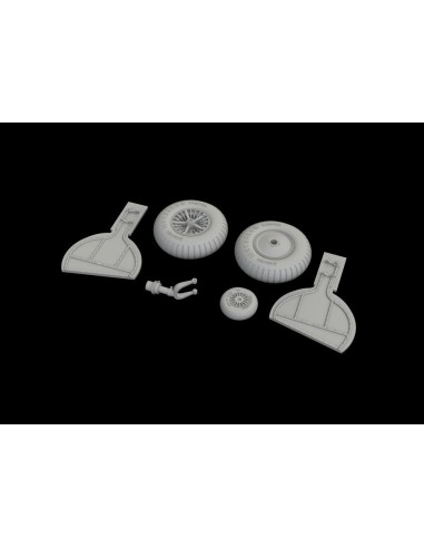 Bf 108 wheels spoked for Eduard 