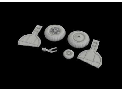Bf 108 wheels spoked for Eduard 