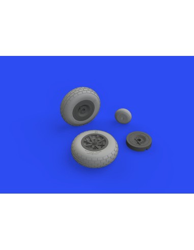 P-40E wheels for Trumpeter 