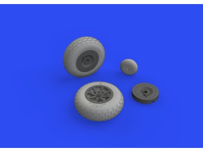P-40E wheels for Trumpeter 