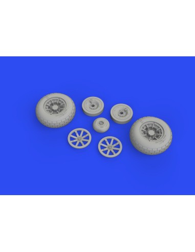 P-40E wheels for Trumpeter 