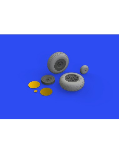 P-40E wheels for Trumpeter 